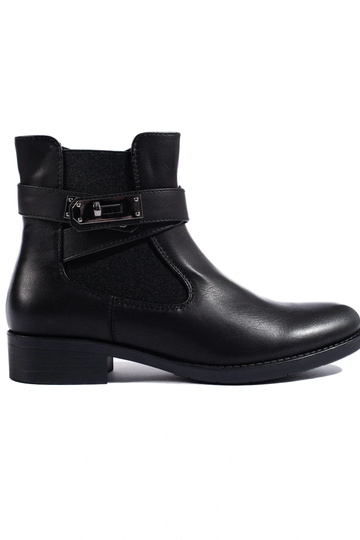 Schwarze Damenschuhe flach