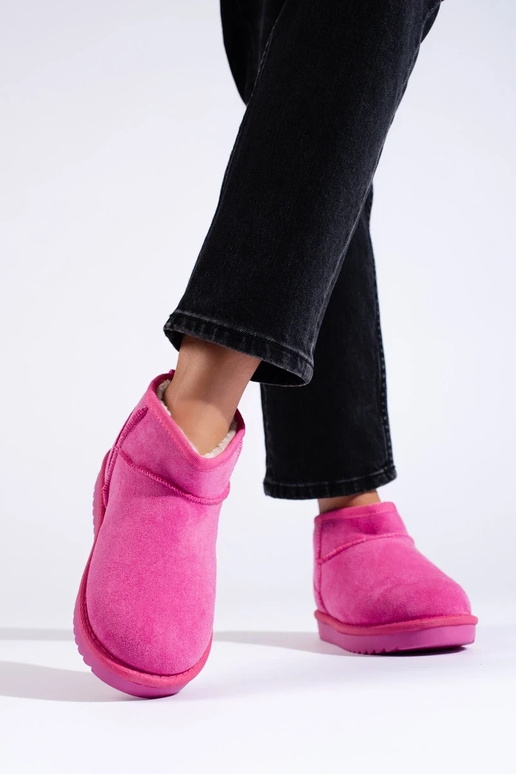 rosa Damen-Schneestiefel