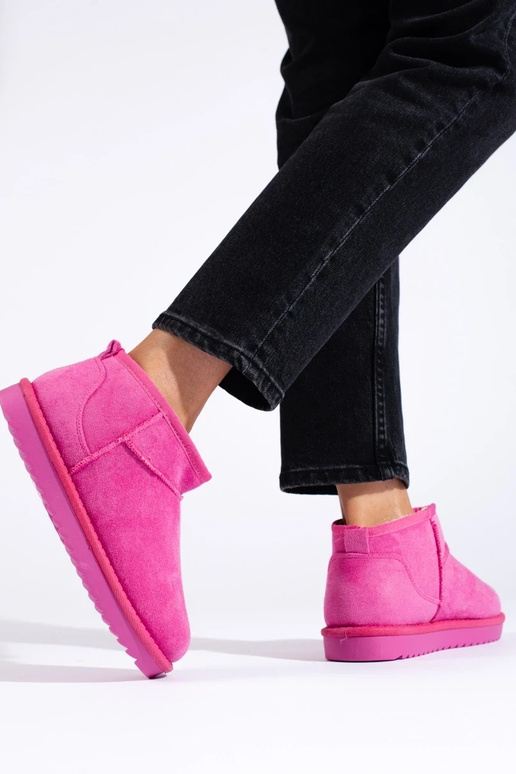 rosa Damen-Schneestiefel