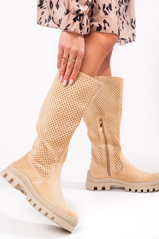 Durchbrochene Potocki-Stiefeletten...