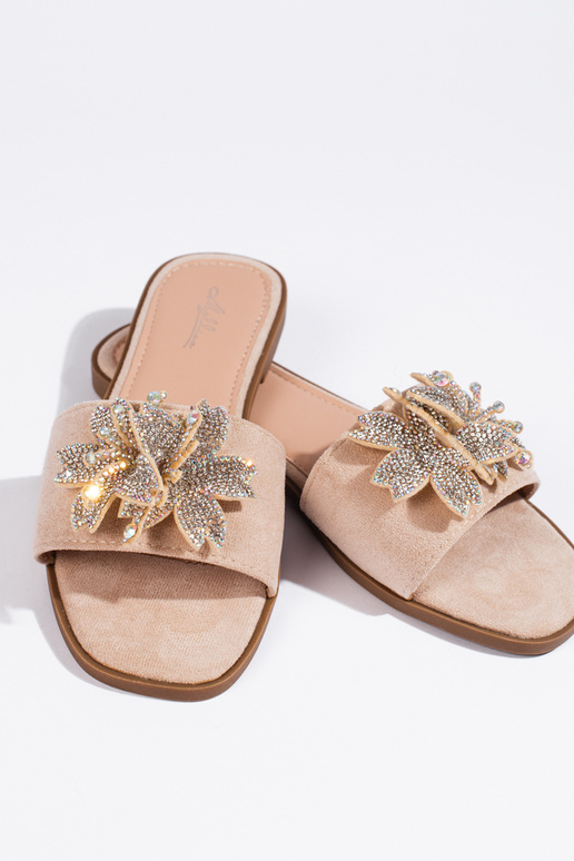 Beige Hausschuhe Beige Hausschuhe