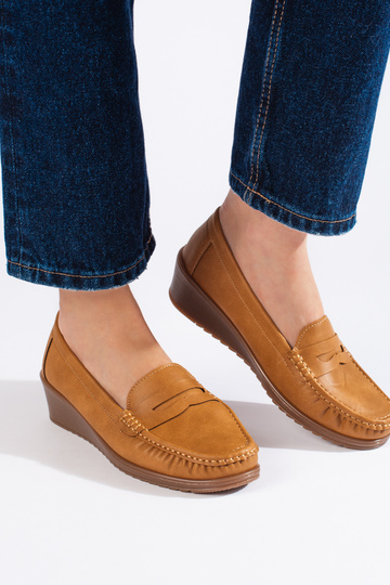 Braune Mokassins für Damen 2