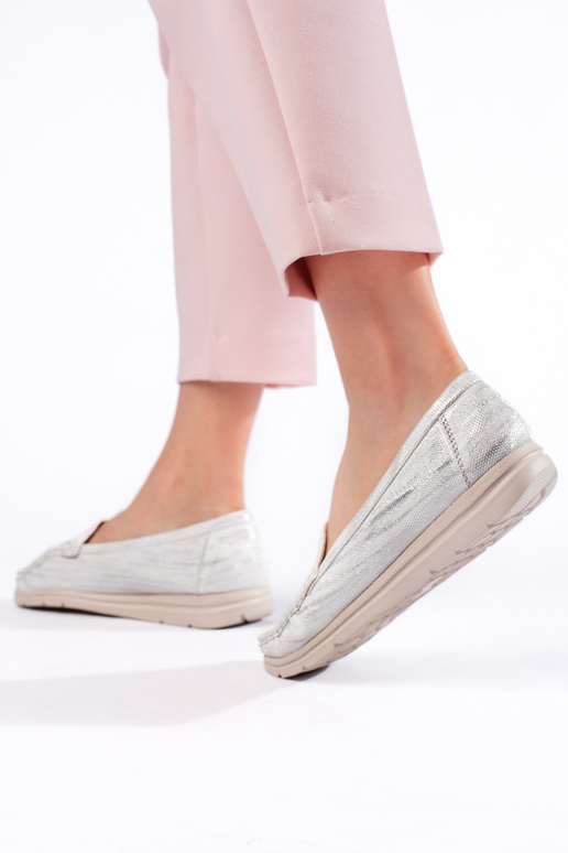 weiße Damenmokassins weiße Damenmokassins