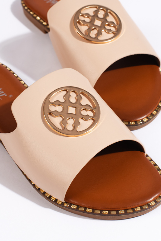 Beige Hausschuhe Beige Hausschuhe