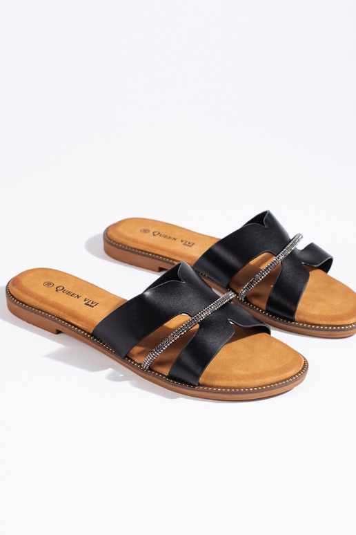 Schwarze Hausschuhe im eleganten Stil