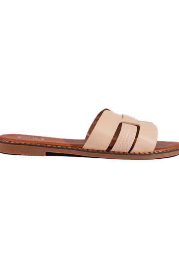 Beige Hausschuhe