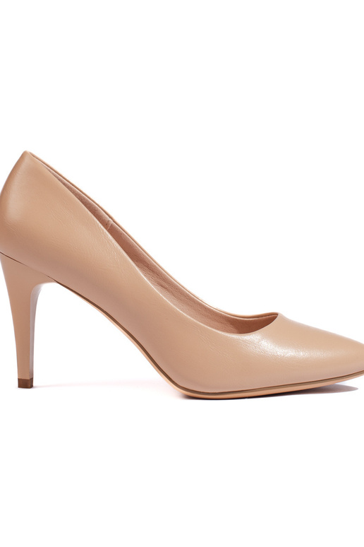 Beige High Heels mit dünnem Absatz... Beige High Heels mit dünnem Absatz...