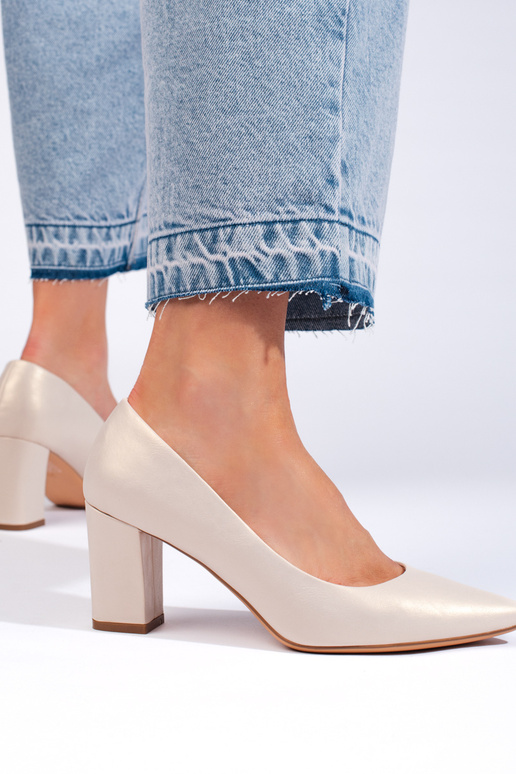 Beige High Heels von Sergio Leone Beige High Heels von Sergio Leone