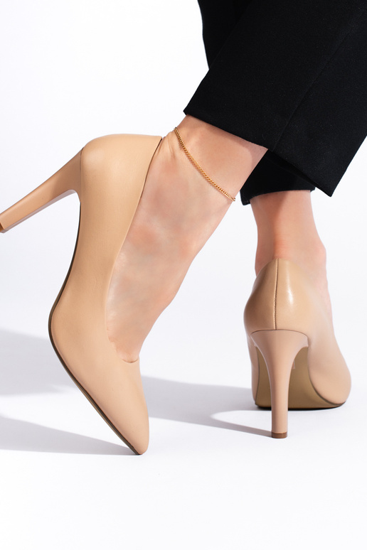 Beige High Heels von Sergio Leone