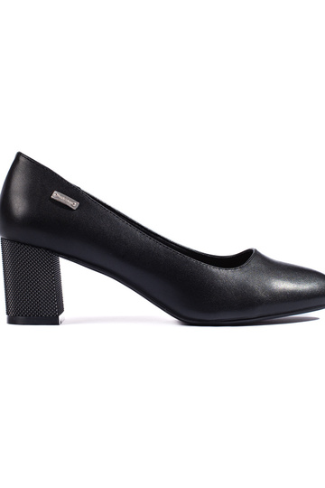 schwarze High Heels mit...