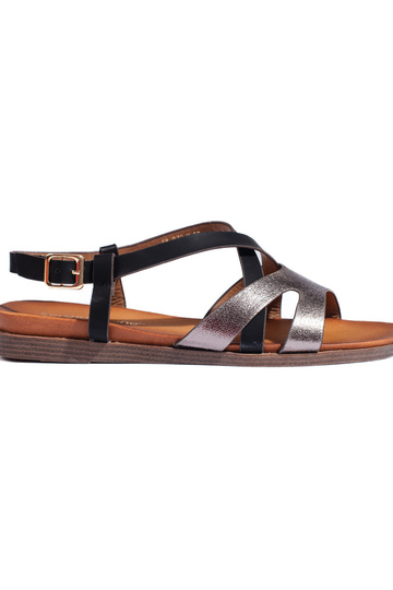 schwarze Sandalen von...