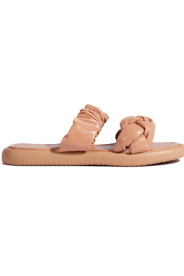 Beige Hausschuhe