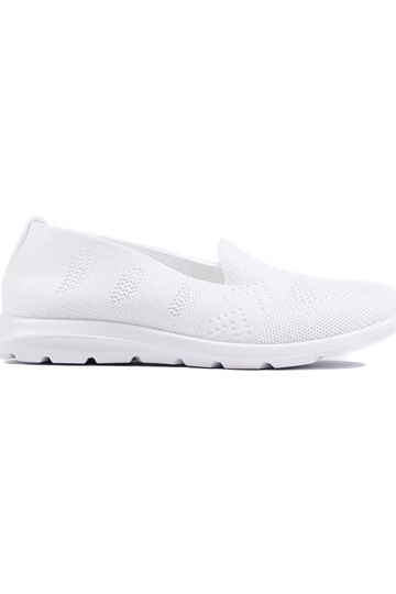 weißer Slip-On