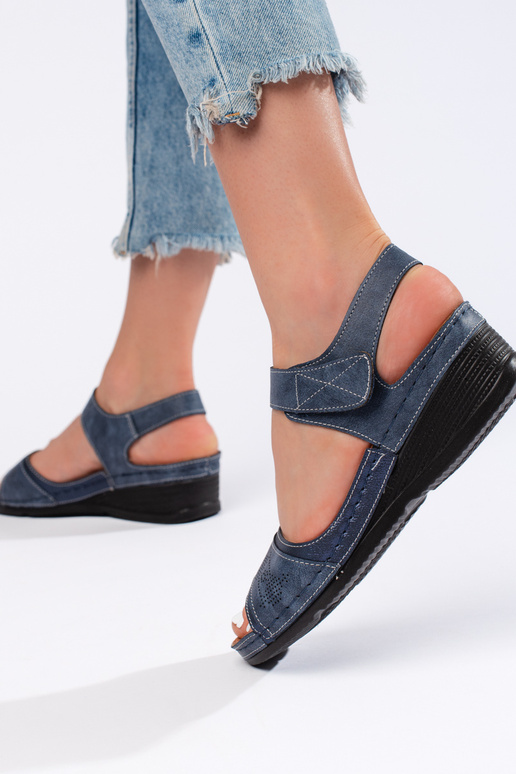 blaue Sandalen blaue Sandalen