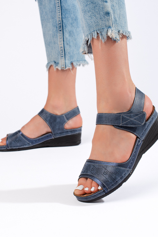 blaue Sandalen blaue Sandalen