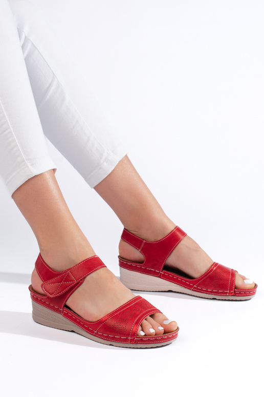 rote Sandalen rote Sandalen