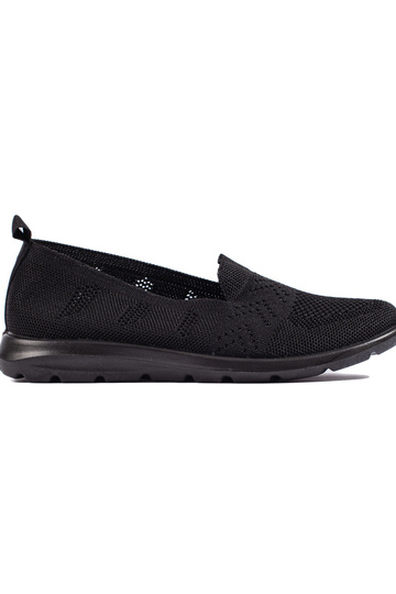 schwarzer Slip-On