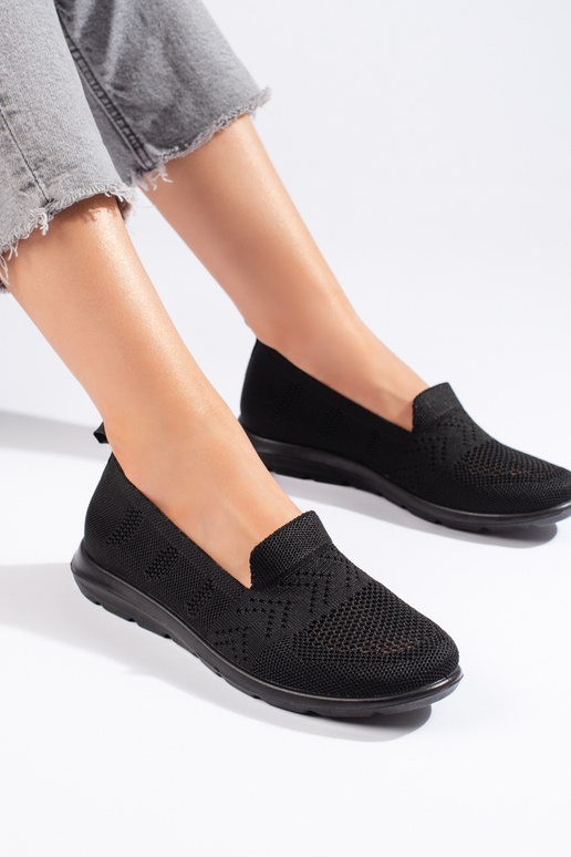 schwarzer Slip-On