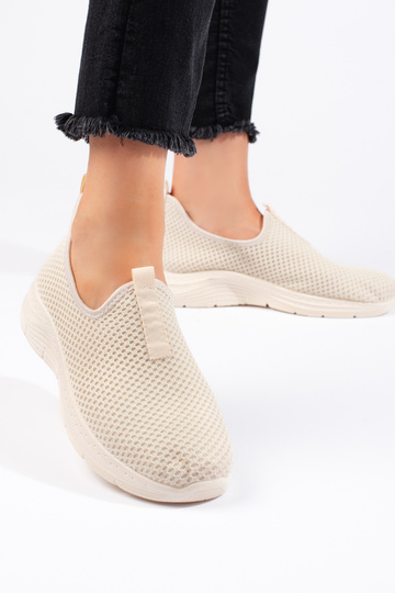 Beige Sportschuhe 2
