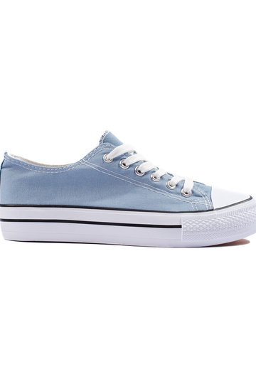 Hellblaue Damenschuhe