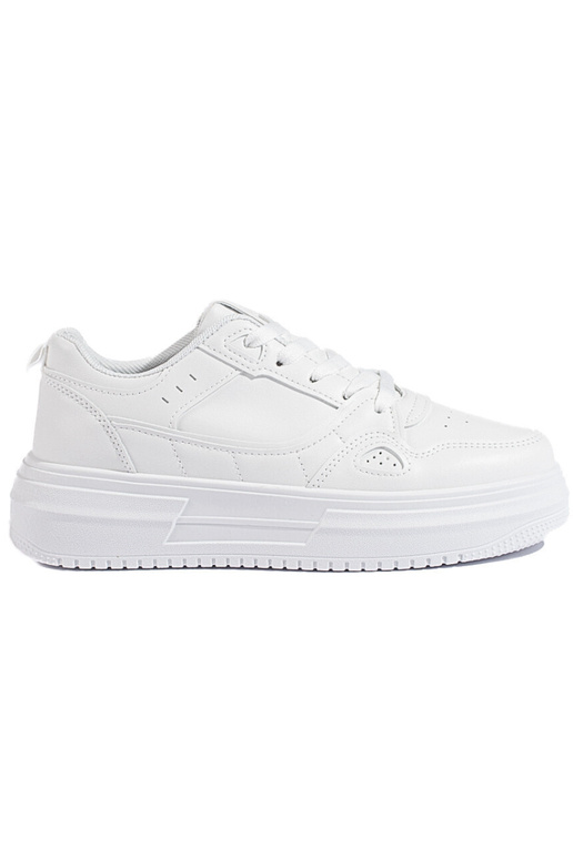 weiße Sneakers-Modellschuhe weiße Sneakers-Modellschuhe