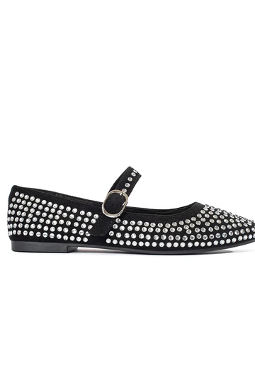 schwarze Damenballerinas z...