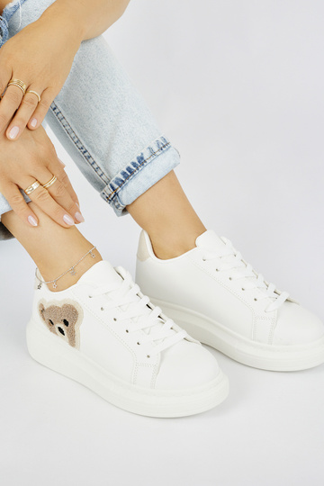 weiße Damen-Sportschuhe mit... 2