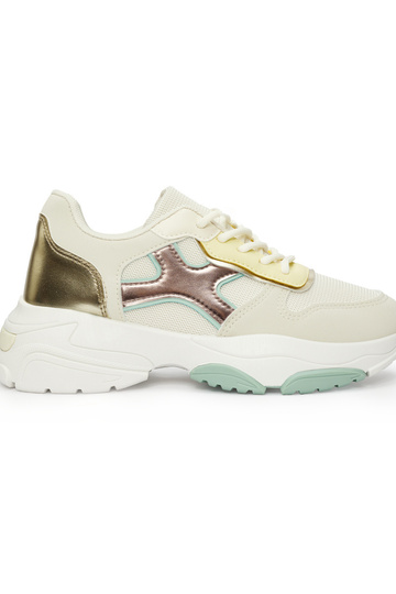 Damen Freizeitschuhe Gold