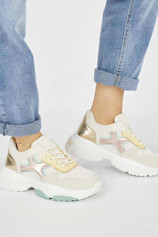 Damen Freizeitschuhe Gold Damen Freizeitschuhe Gold