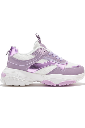 Lila Sportschuhe für Damen...