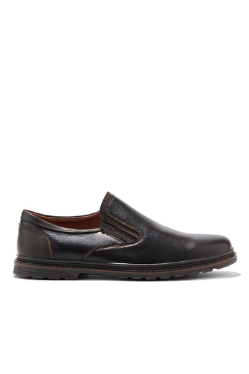 dunkelbraun Männer Halbschuhe