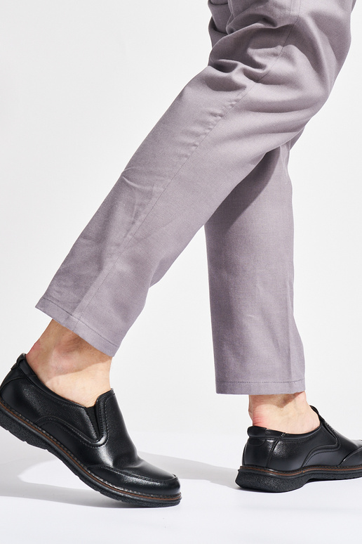 Schwarze Stiefeletten für Herren mit...