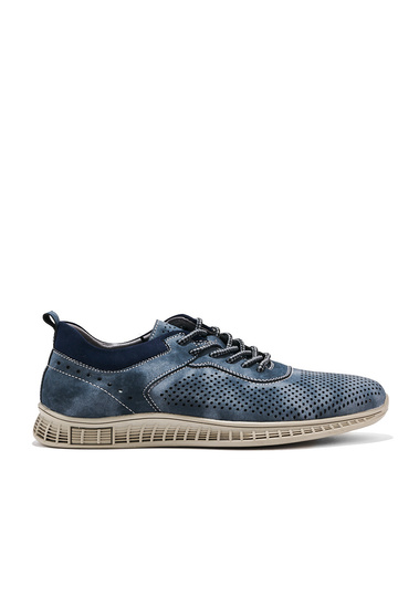 Blaue Herrenstiefeletten...