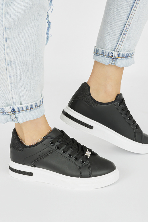 schwarze Sportschuhe für Damen schwarze Sportschuhe für Damen