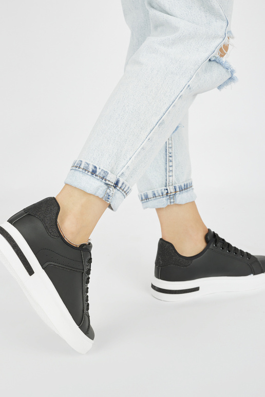 schwarze Sportschuhe für Damen schwarze Sportschuhe für Damen