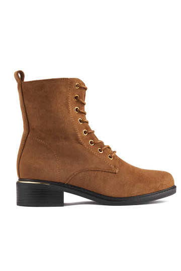 braune Damenschuhe mit...