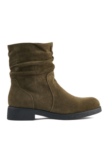 Khakifarbene Cowboystiefel