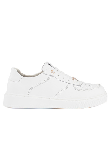 Weiße Damen-Sportschuhe aus...