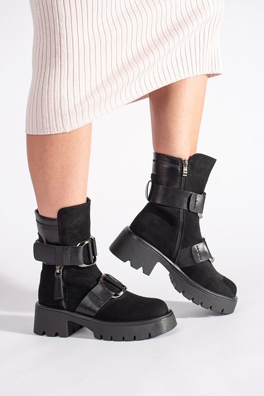 schZuarze Farbe aus INildleder Frauen...