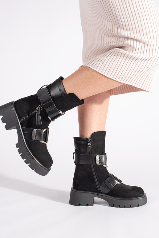 schZuarze Farbe aus INildleder Frauen...