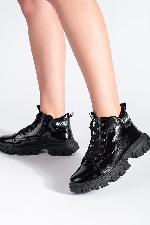 Schwarze Damenschuhe von Sergio Leone...