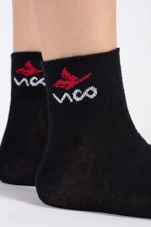 schwarze Damen-Skarpetki Vico 3-tlg schwarze Damen-Skarpetki Vico 3-tlg