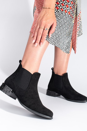 Schwarze Chelsea-Stiefel... 2