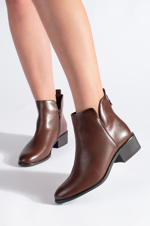 braune niedrige Damenschuhe Sergio Leone