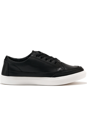schwarzes Leder Damenschuhe...