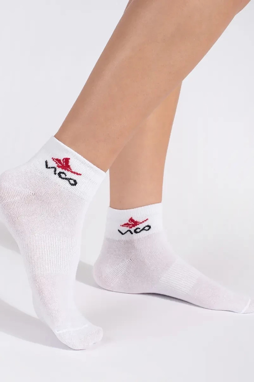 weiße Damen-Skarpetki Vico 3-tlg weiße Damen-Skarpetki Vico 3-tlg
