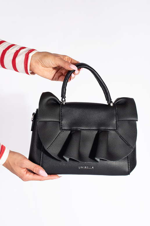 SchZuarz elegante Handtasche z...