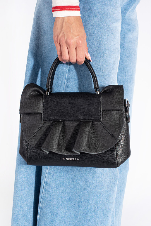 SchZuarz elegante Handtasche z...