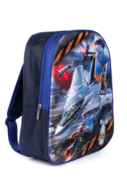 Blauer Rucksack für Jungen ze... Blauer Rucksack für Jungen ze...