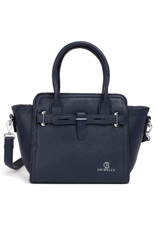 Dunkelblau elegante Handtasche ze...